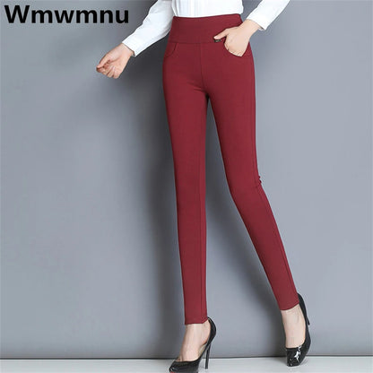 Women's Slim Waist Stretchy Skinny Jeans Korean