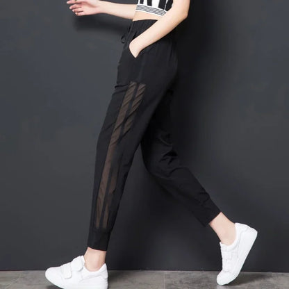 Sweatpants Harem Women's Pants Black Joggers Jogging Trousers