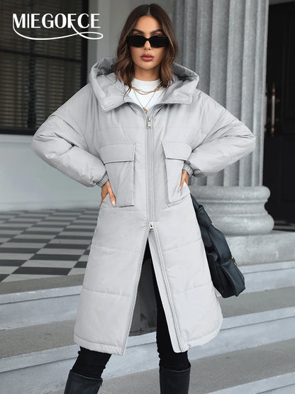 Spring Big Loose Coat - High Quality Women’s Quilted Parka