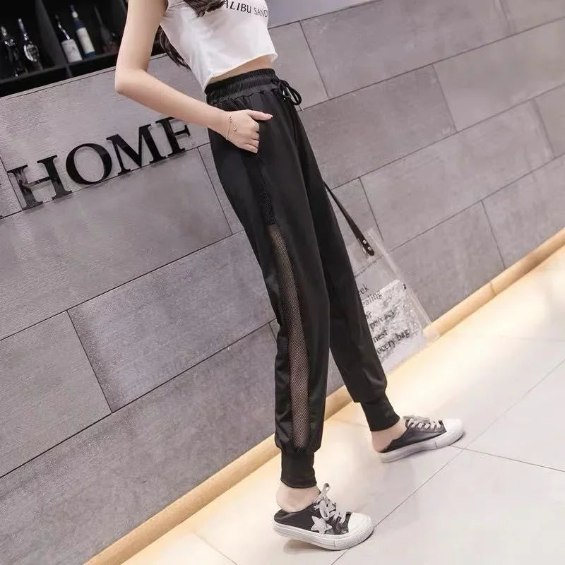 Sweatpants Harem Women's Pants Black Joggers Jogging Trousers