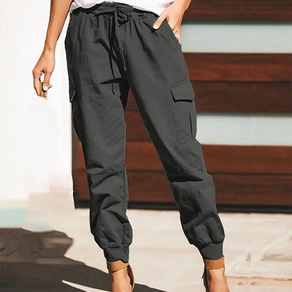 Summer New Women's Solid Harem Pants Korean Fashion Casual