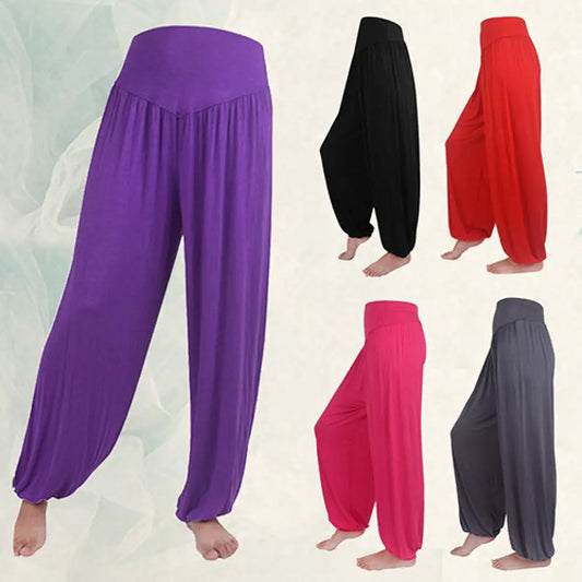 Women's Harem Pants Loose Long Boho Belly Dance Yoga