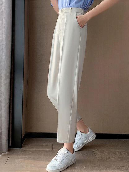 Seoulish Formal Women's Harem Pants Spring Summer Solid