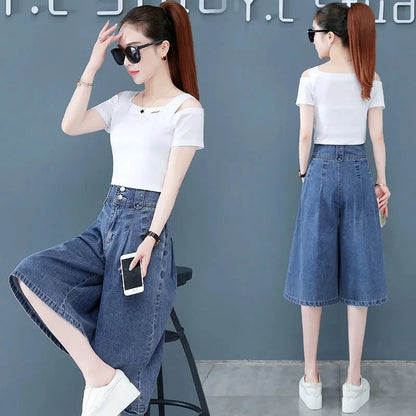 New Pants And Capris Women's Denim Trousers Jeans Harajuku Streetwear