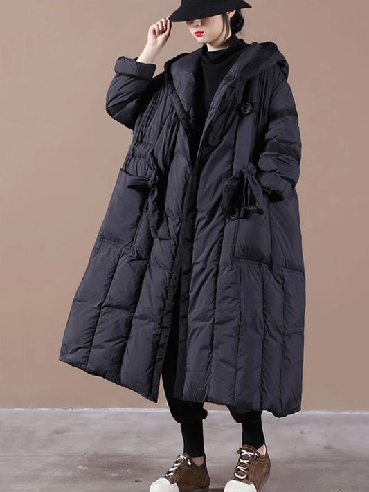 Winter Down Parka - Oversized Ultra Light Long Puffer