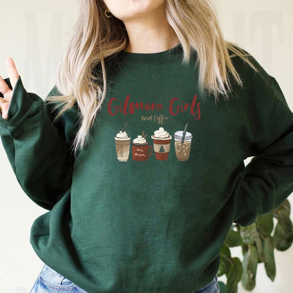 Gilmore Girls Sweatshirt - Christmas Coffee Crewneck