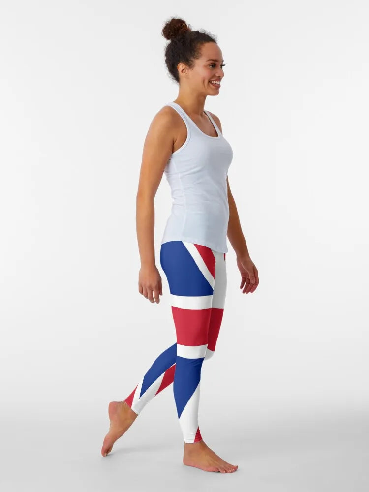 UK Great Britain Royal Union Jack Flag Leggings