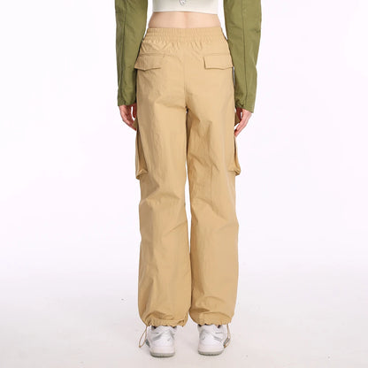 Ohsunny Women's Cargo Pants Spring Summer New Fashion Paper Feeling