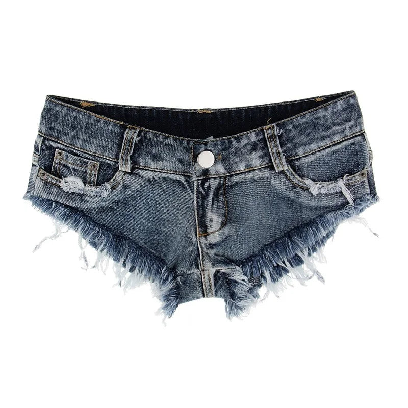 Shorts Mini Hot Jeans Pole Dance Micro Denim Beach