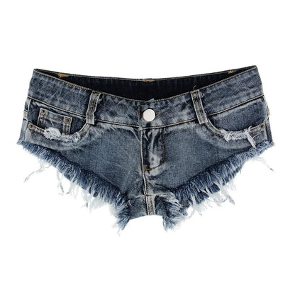 Shorts Mini Hot Jeans Pole Dance Micro Denim Beach