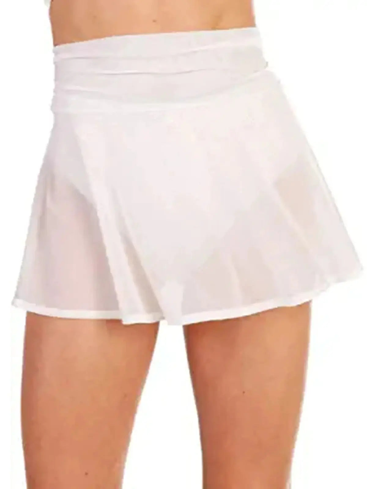 Women's A-Line High Waist Mini Skirts Pleated Festival