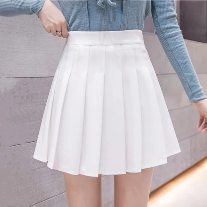 Women's Pleated Tennis Skirt High Waist Mini Skirts