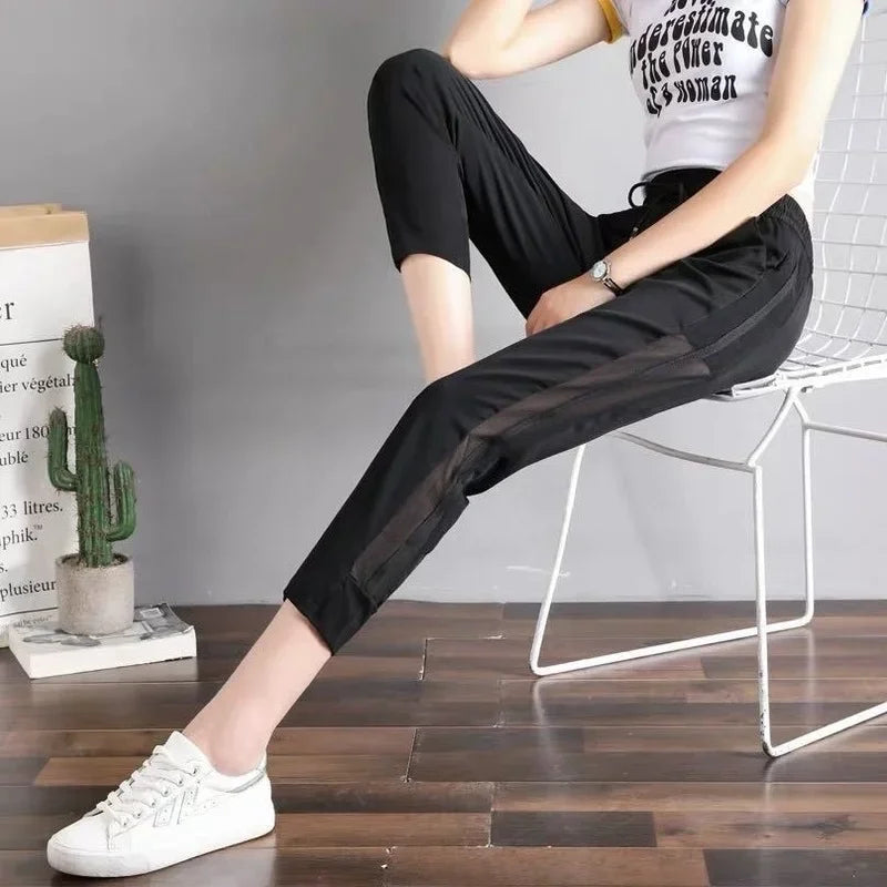 Sweatpants Harem Women's Pants Black Joggers Jogging Trousers