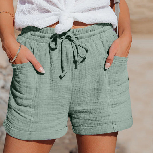 Summer Cotton Shorts Basic Sports Trousers Fashion Home