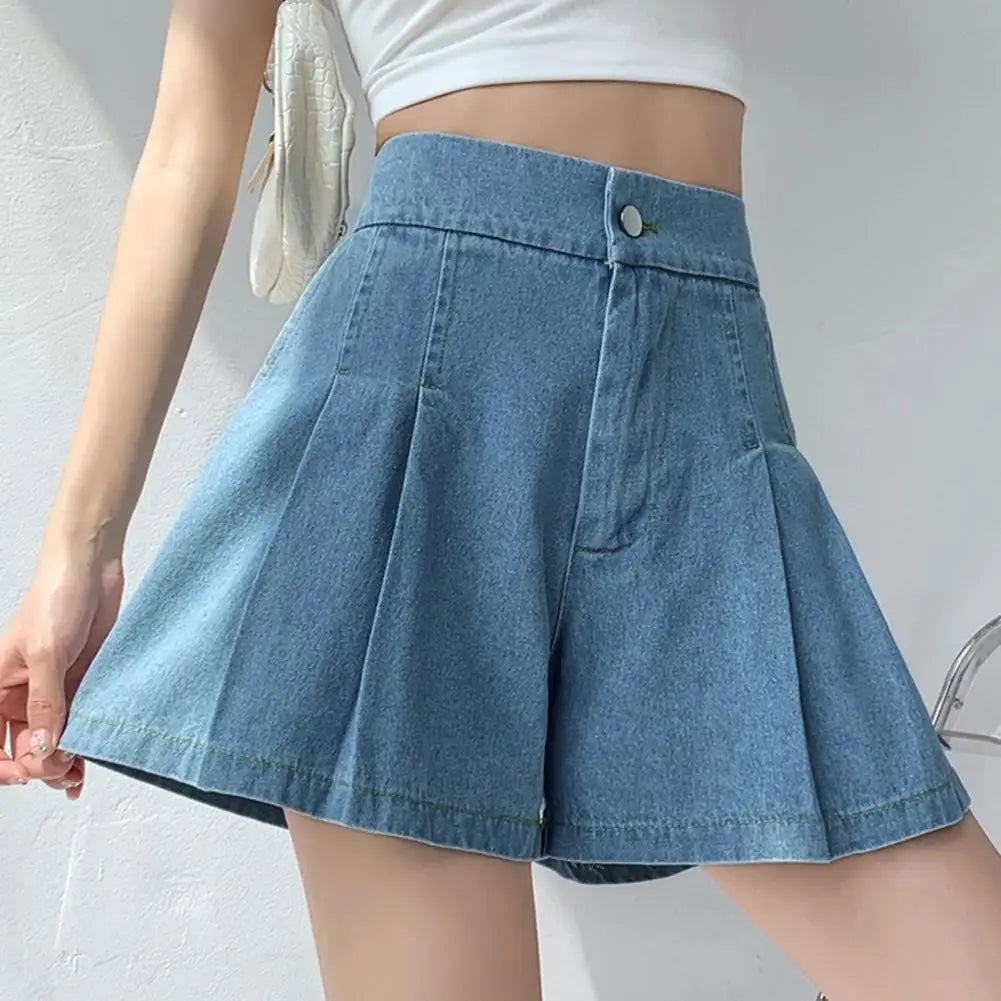 Vintage Denim Mini Skirts Women's Summer Sexy