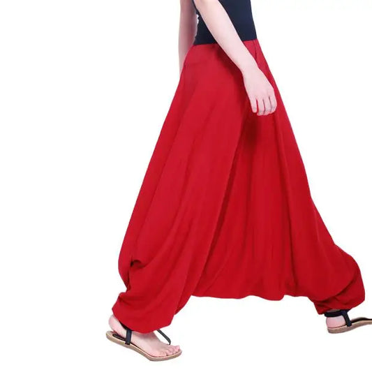 Casual Harem Pants Women's Loose Wide Leg Bloomers