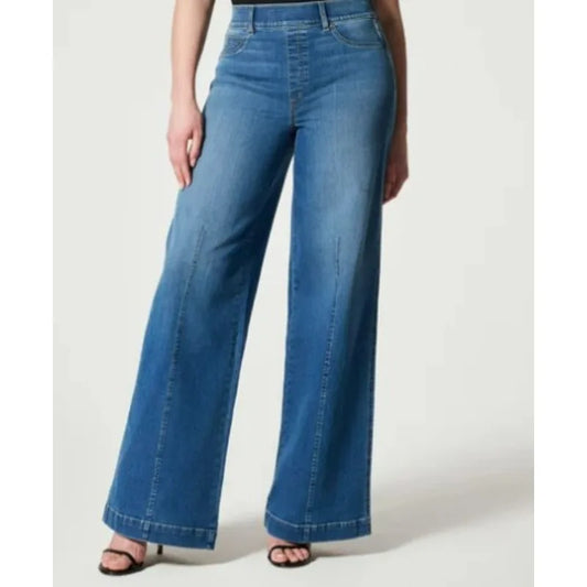 Solid Color Jeans Loose Washed Comfortable Mid-Waist Trousers